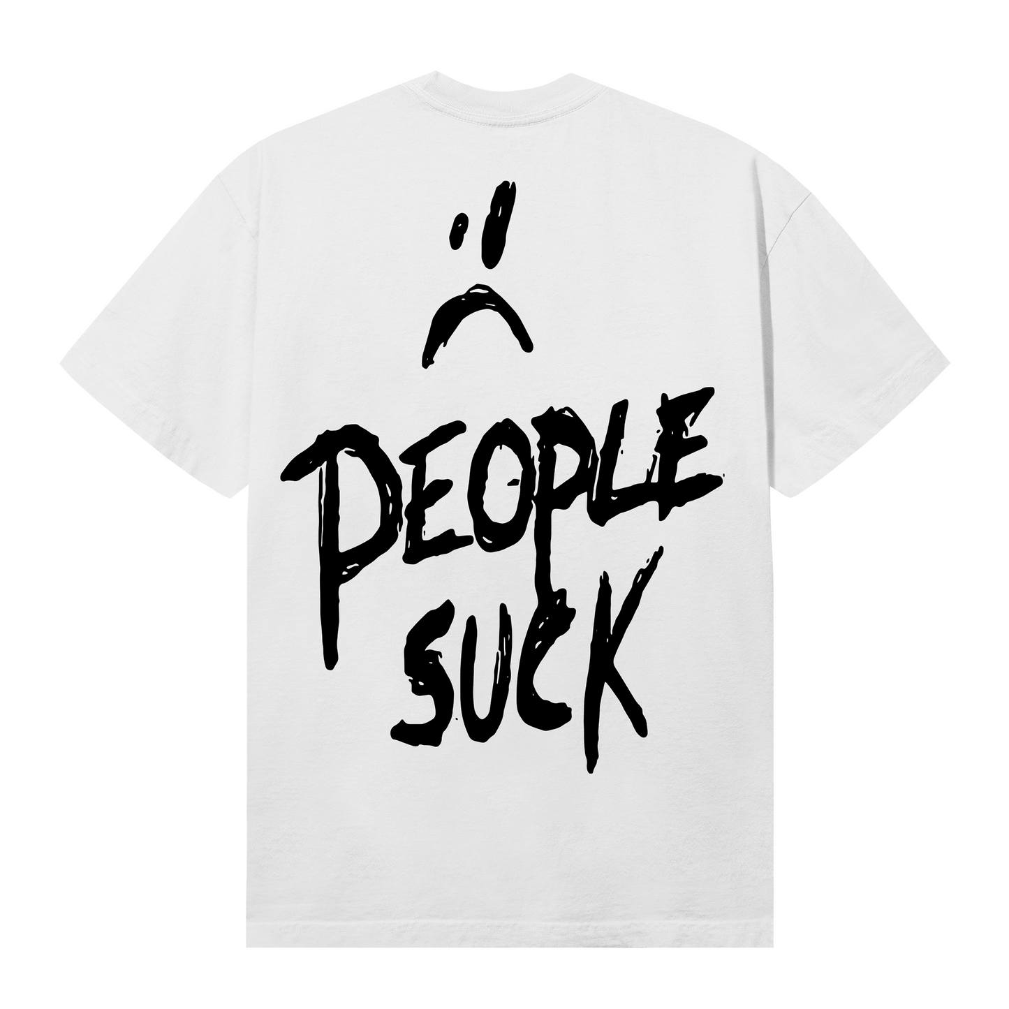 PEOPLE SUCK TEE WHITE