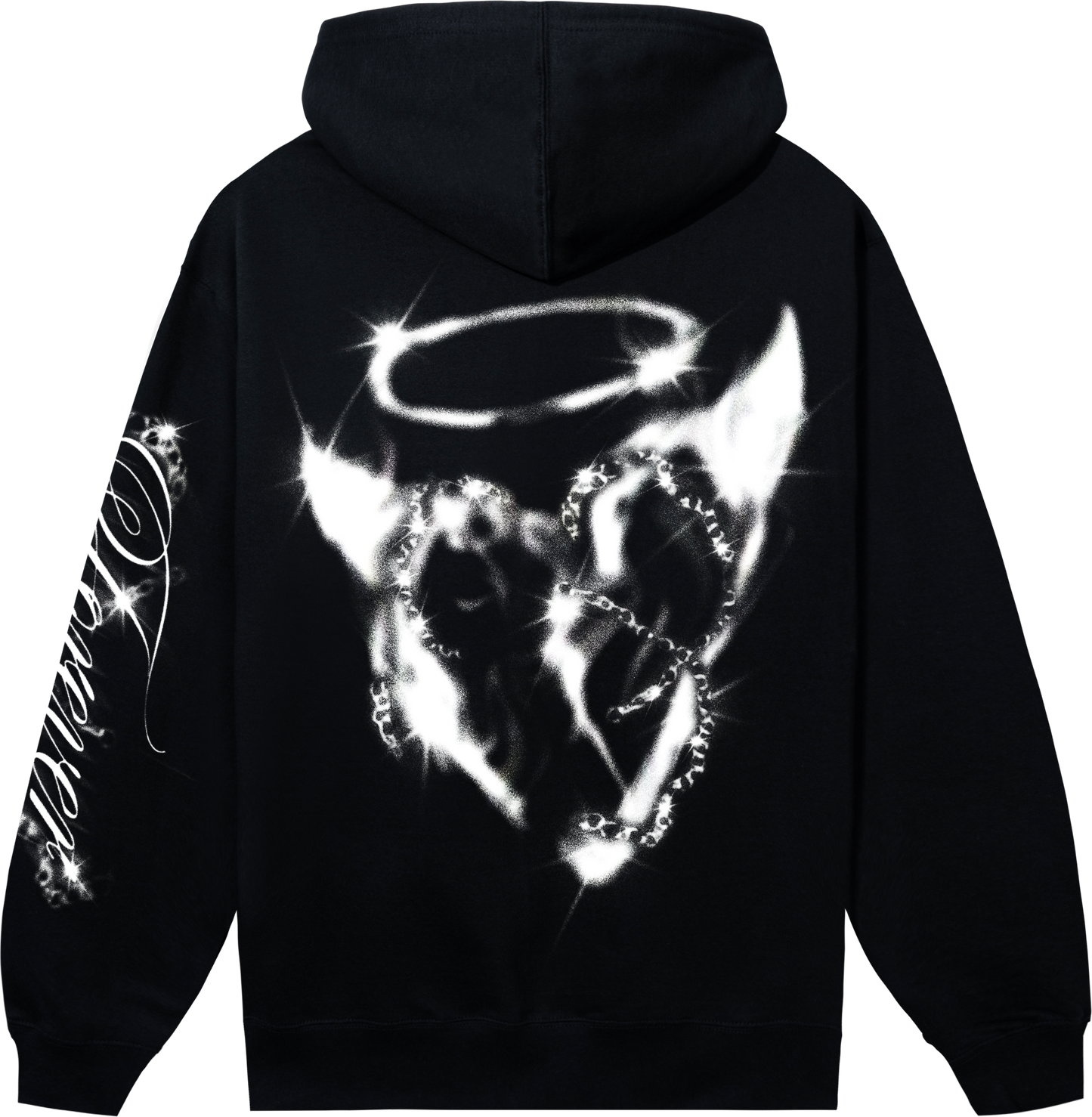 PRECIOUS HOODIE BLACK/WHITE