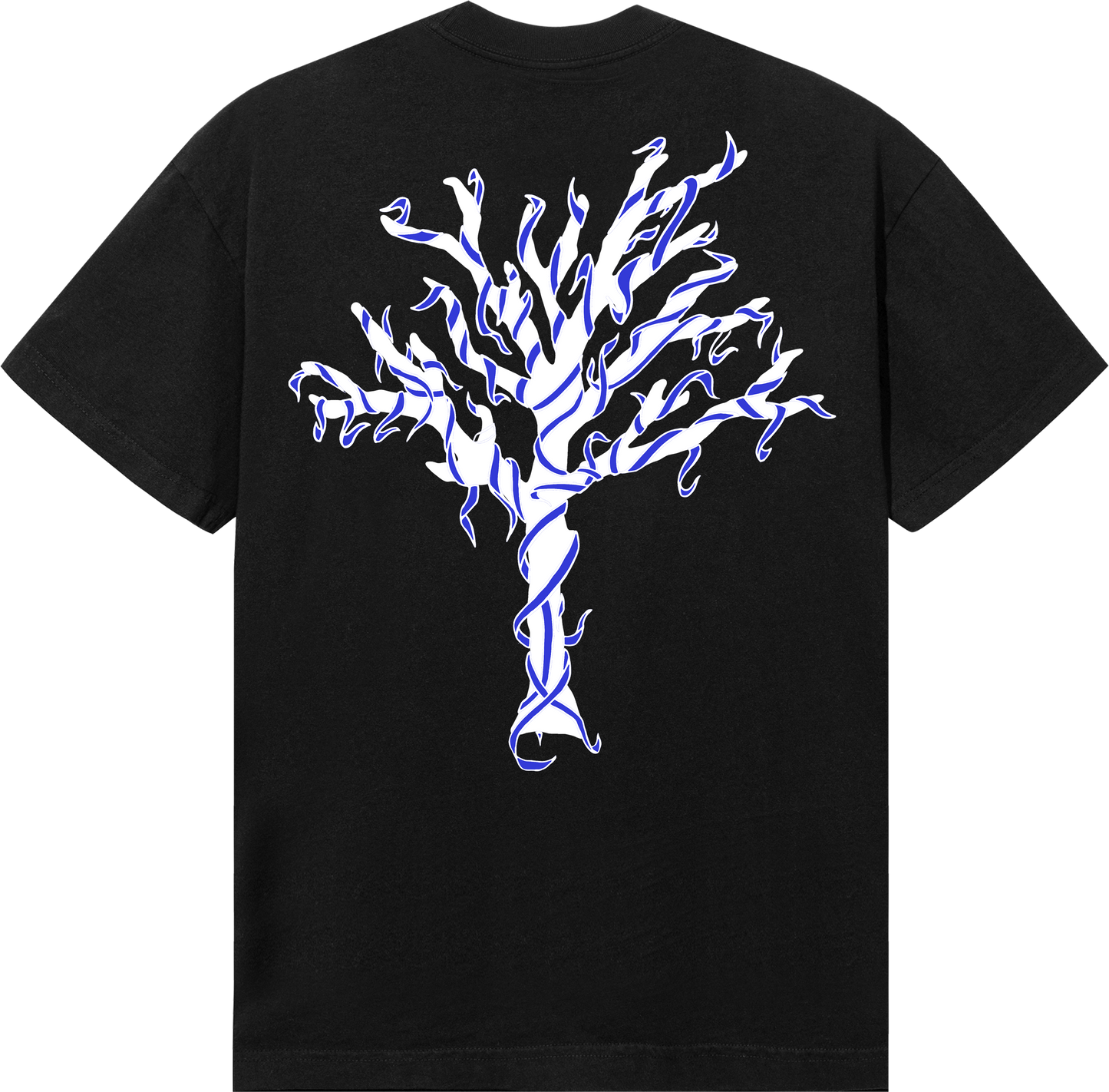 ROYAL TEE BLACK/BLUE