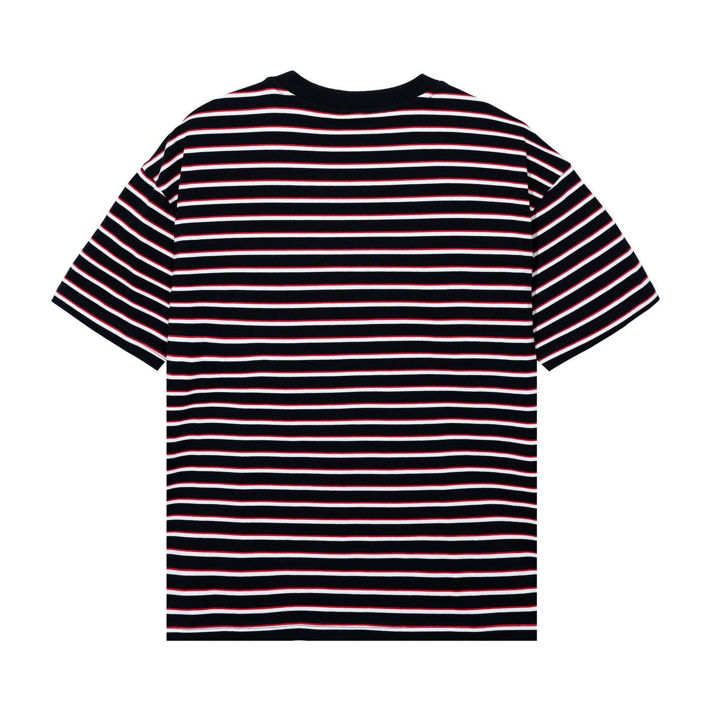 BAD STRIPED TEE BLACK/RED