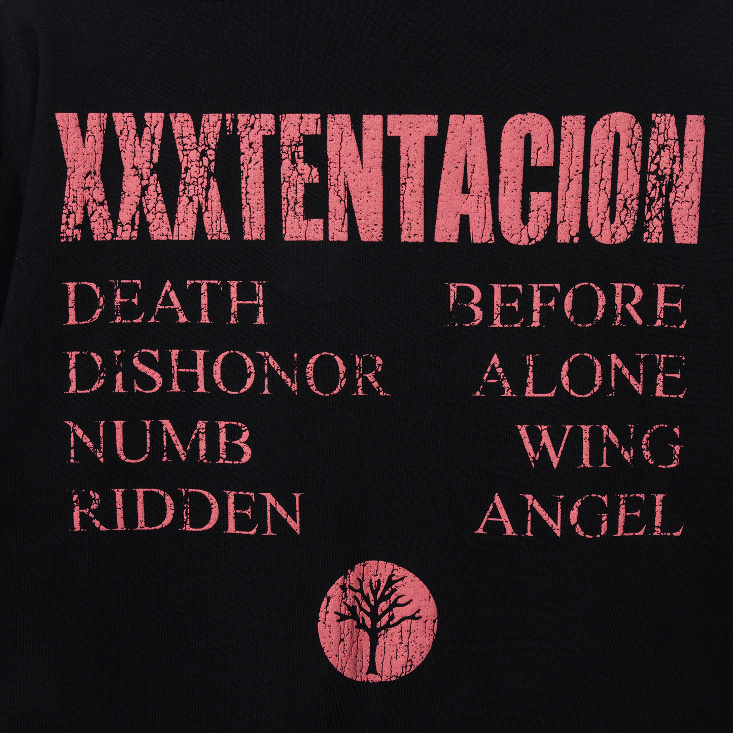 ONE MINUTE HOODIE BLACK/RED