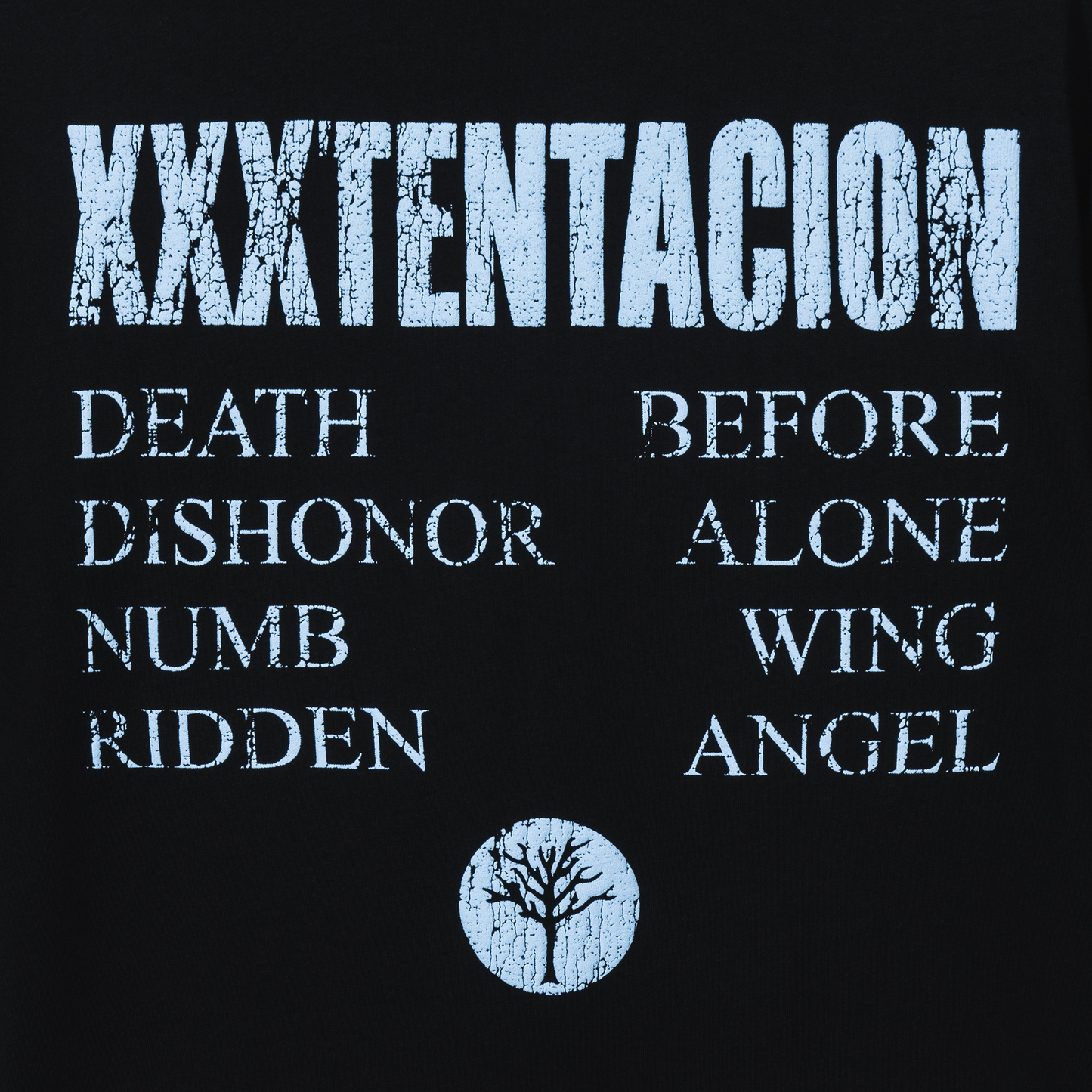 ONE MINUTE TEE BLACK/BLUE