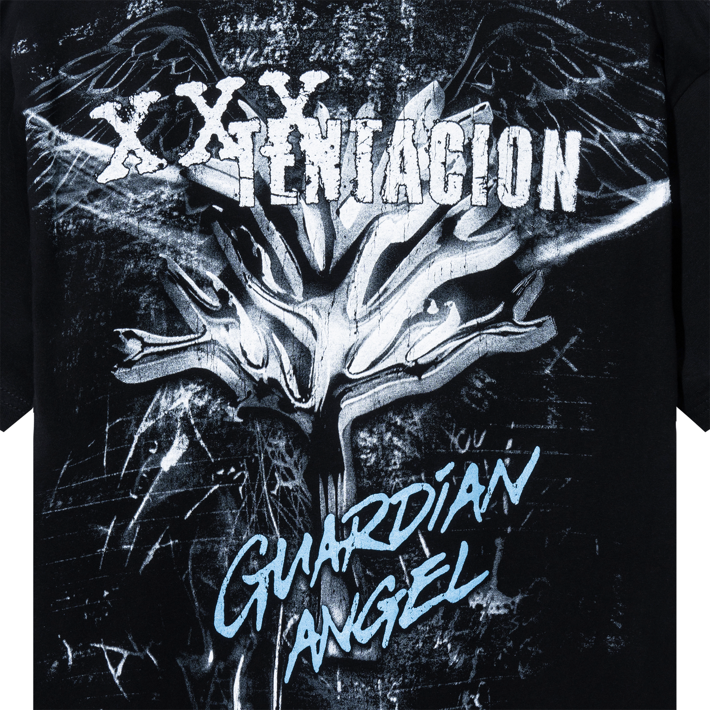 GUARDIAN ANGEL TEE BLACK/BLUE