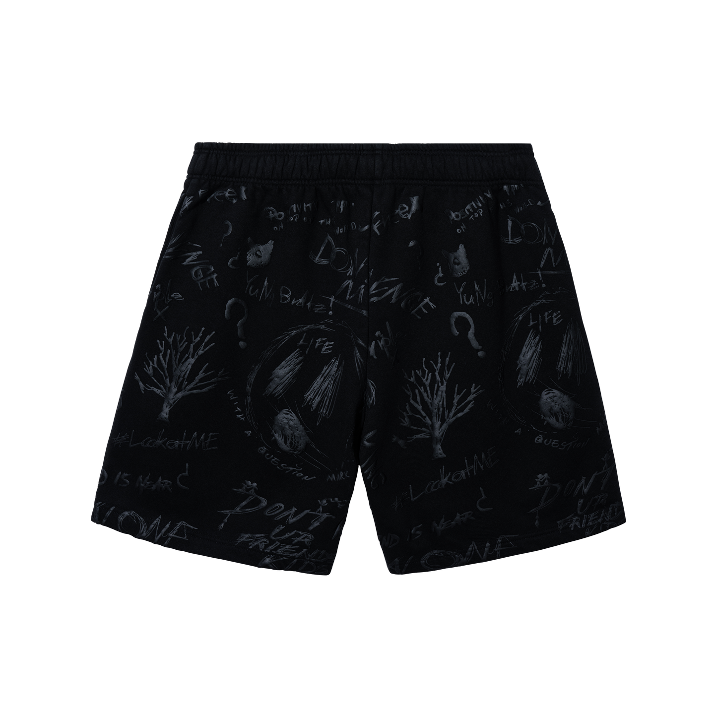 SKETCH SHORTS BLACK PRINT