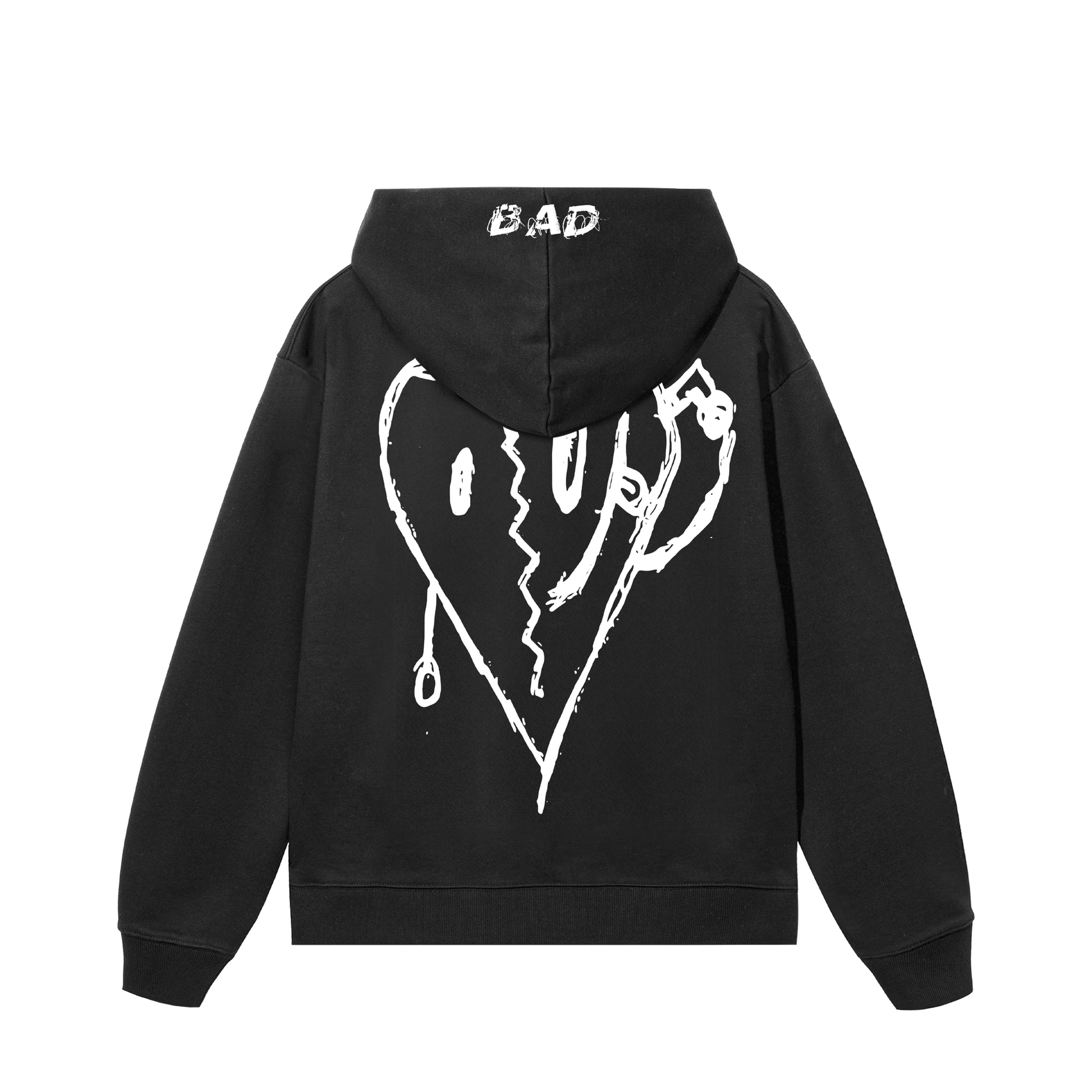 BROKEN HEART ZIP HOODIE BLACK – XXXTentacion.com