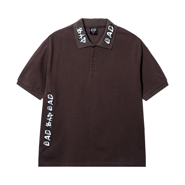LEGACY POLO BROWN/WHITE