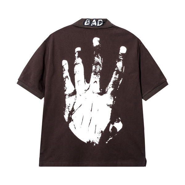 LEGACY POLO BROWN/WHITE