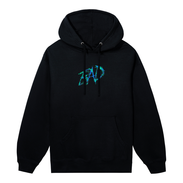NO END HOODIE BLACK/BLUE