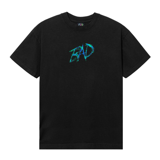 NO END TEE BLACK/BLUE