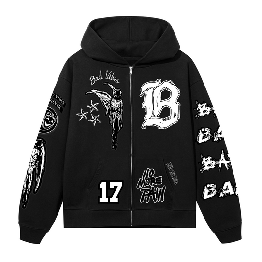 NO MORE PAIN ZIP HOODIE