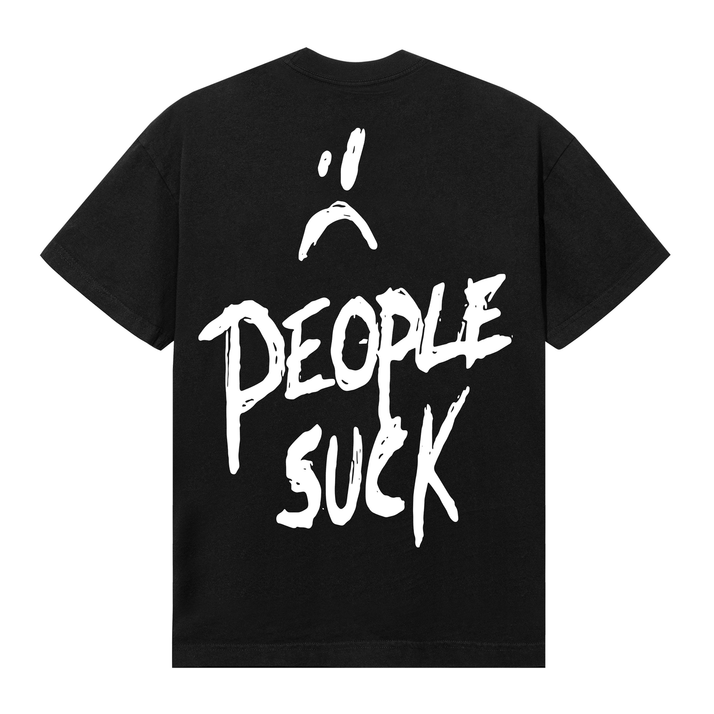 PEOPLE SUCK TEE BLACK