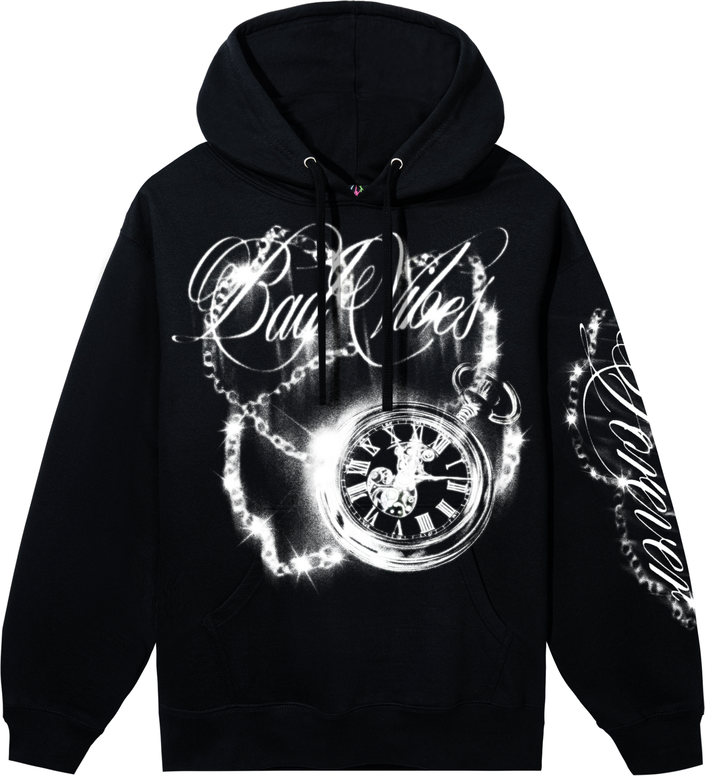 PRECIOUS HOODIE BLACK/WHITE