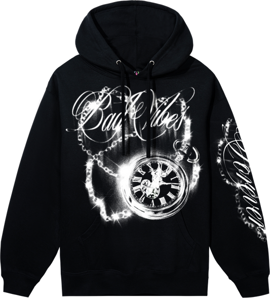 PRECIOUS HOODIE BLACK/WHITE