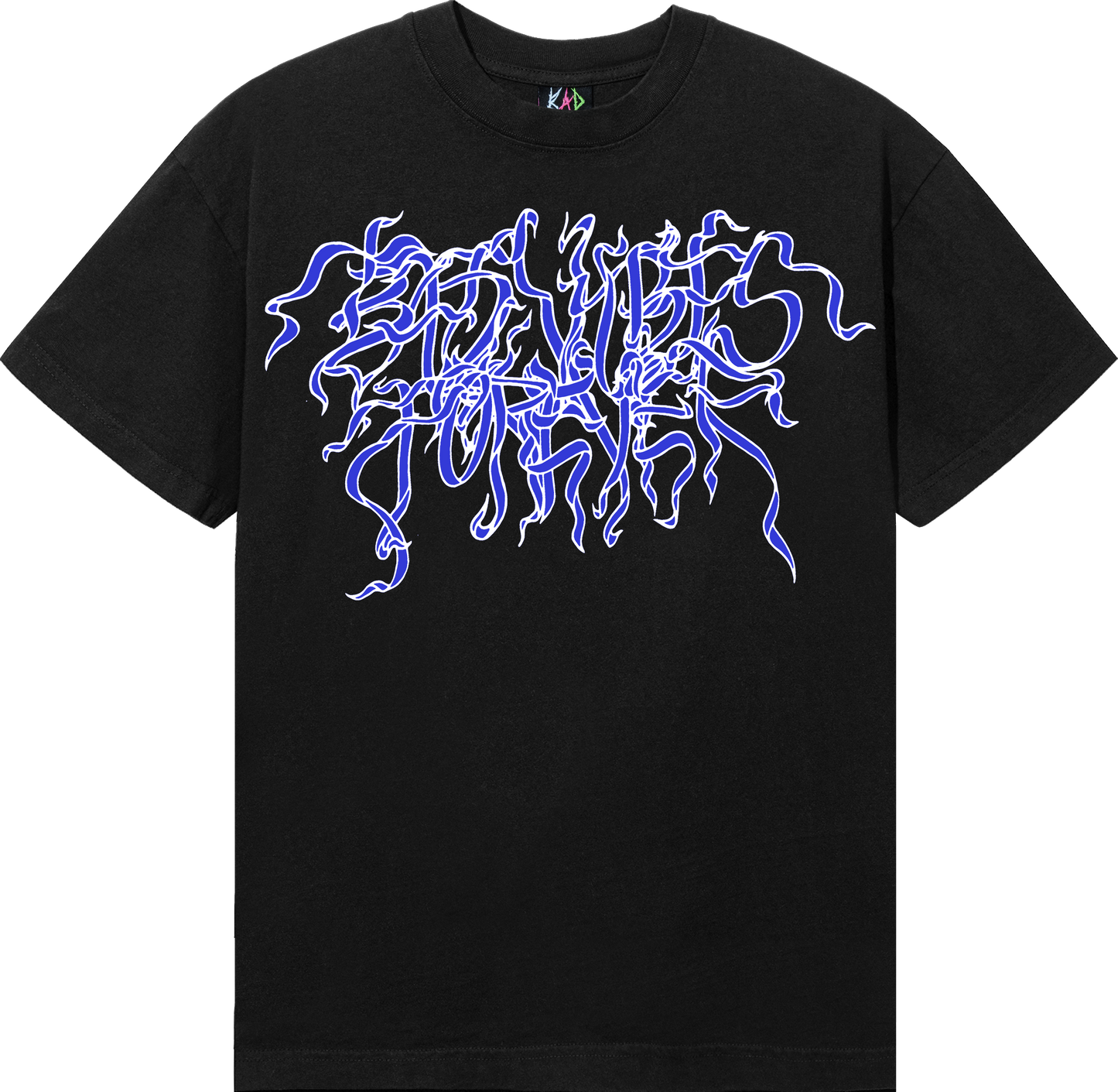 ROYAL TEE BLACK/BLUE