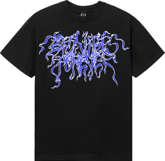 ROYAL TEE BLACK/BLUE