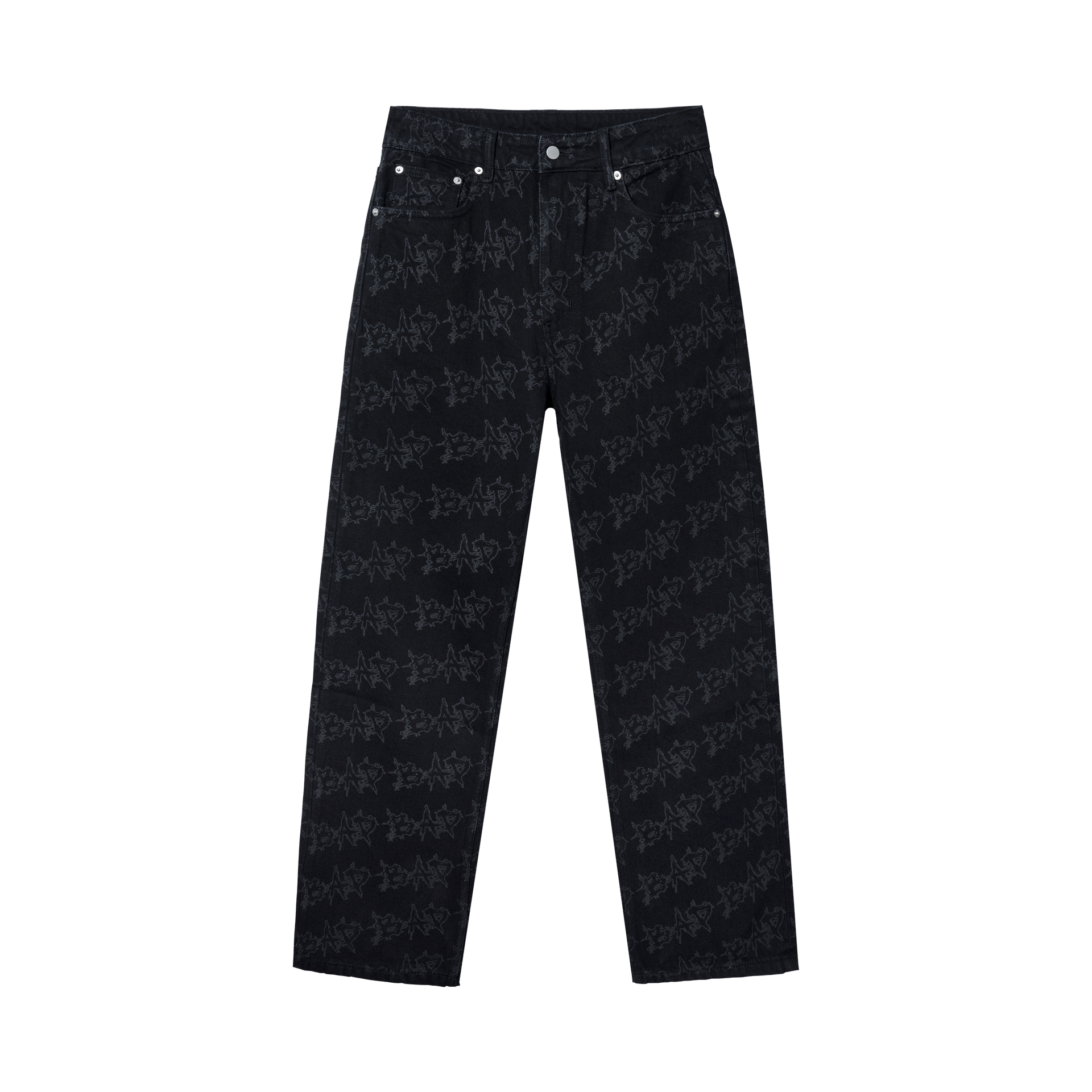 BAD ALLOVER DENIM PANTS BLACK – XXXTentacion.com