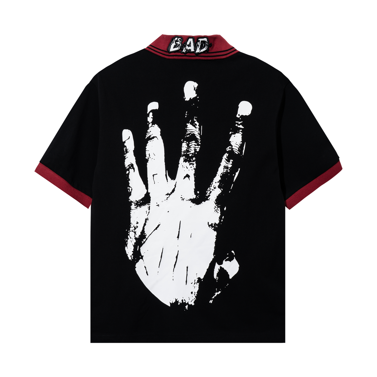 LEGACY POLO BLACK/BURGUNDY