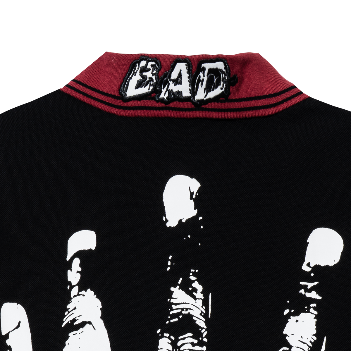 LEGACY POLO BLACK/BURGUNDY