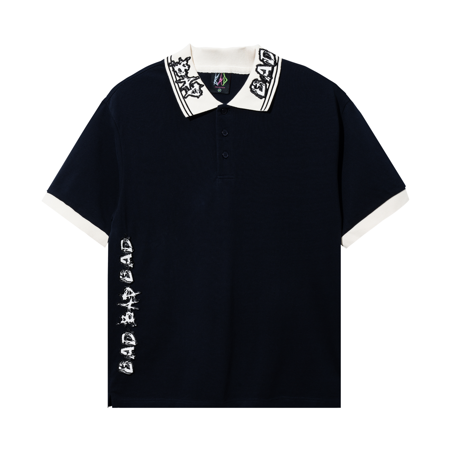 LEGACY POLO NAVY/CREAM
