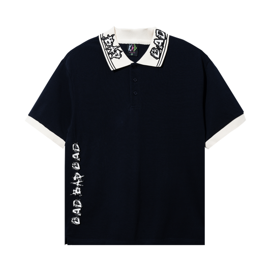 LEGACY POLO NAVY/CREAM