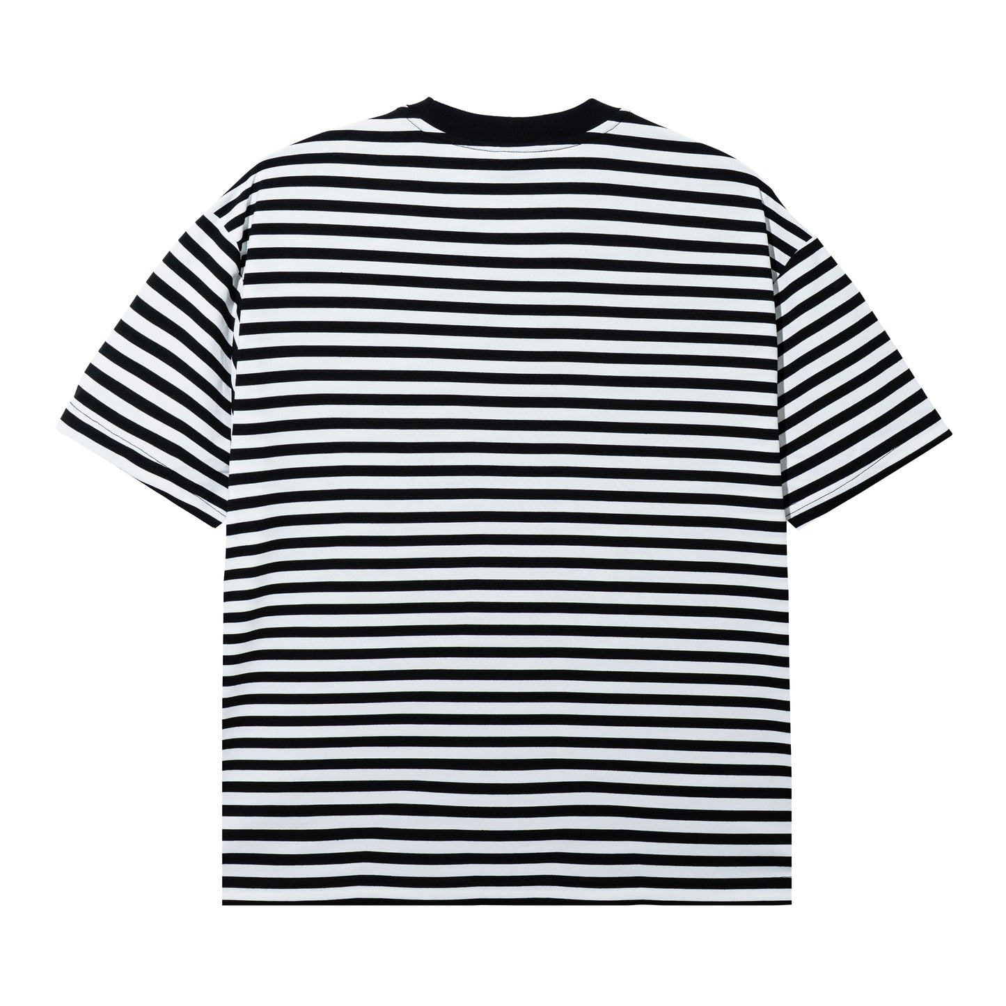 BAD STRIPED TEE BLACK/WHITE/RED
