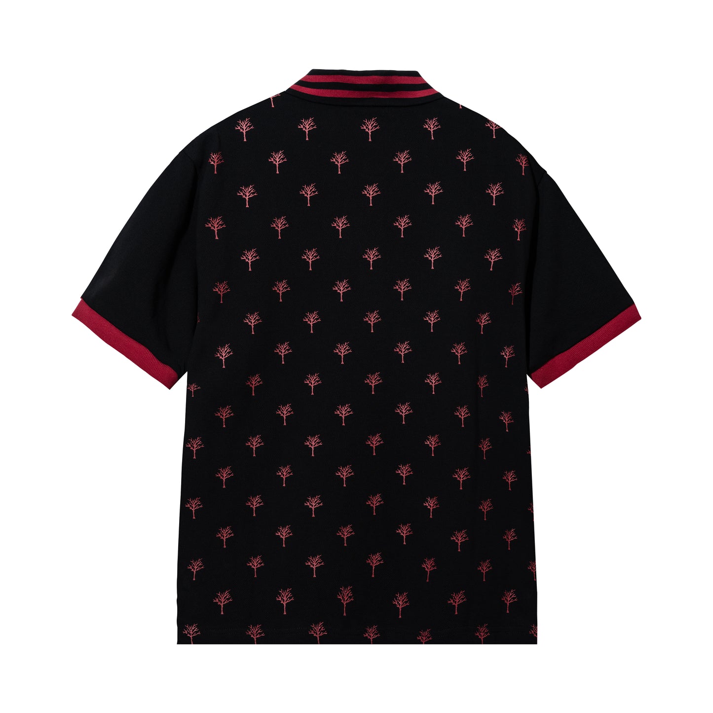 TREE OF LIFE POLO BLACK/RED