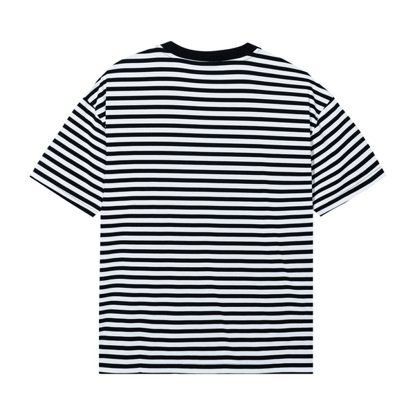 BAD STRIPED TEE BLACK/WHITE