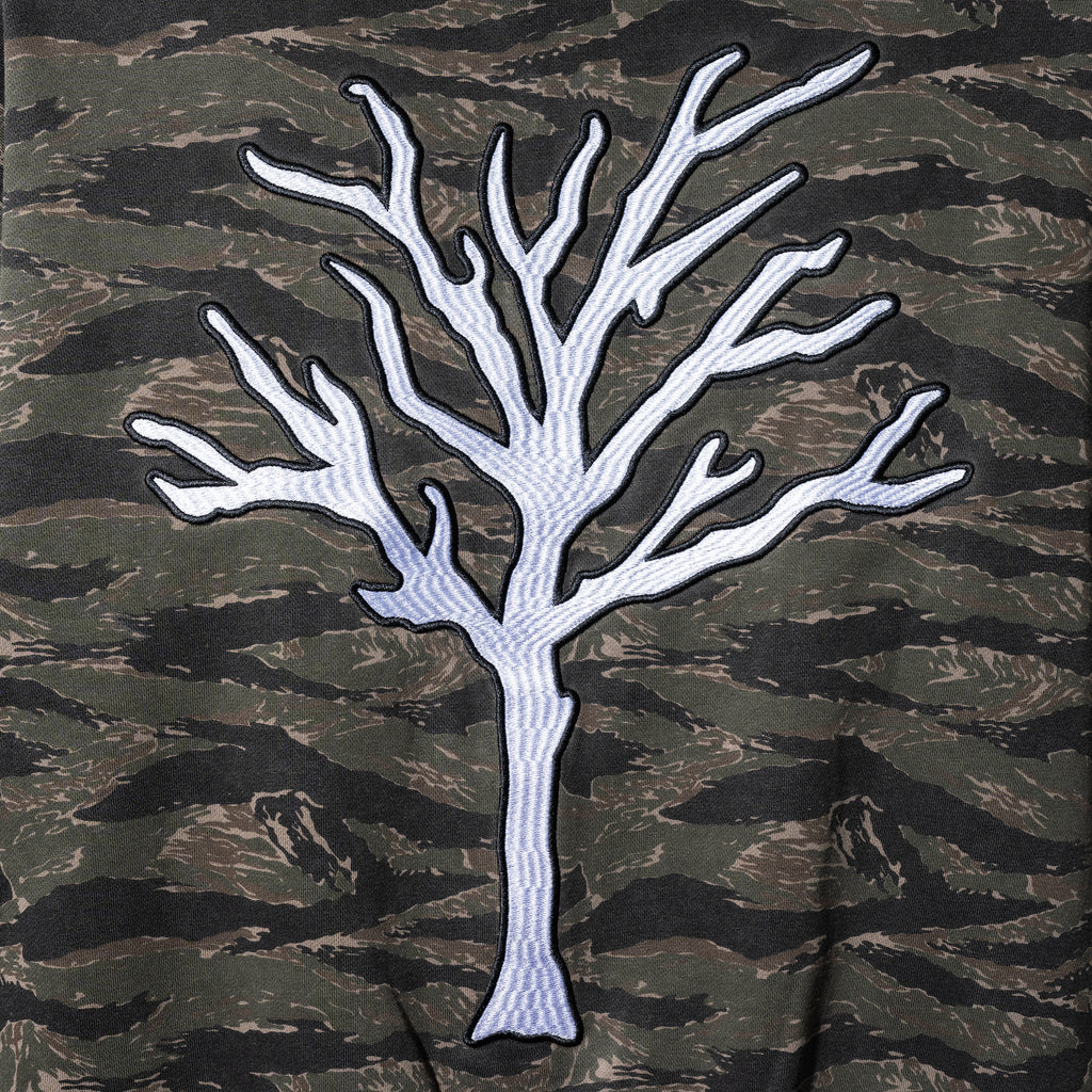 LOGO PATCH EMBROIDERED ZIP TIGER CAMO