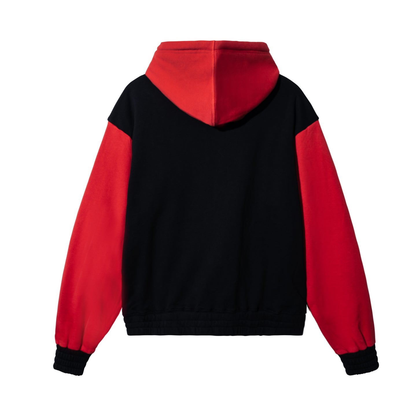 BAD LOGO COLORBLOCK HOODIE BLACK/RED MULTICOLOR