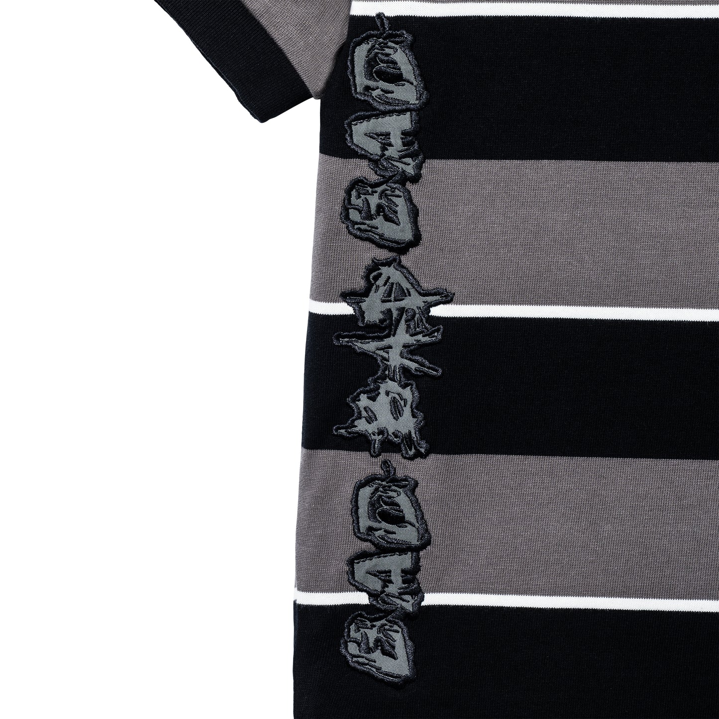 LEGACY SPLIT POLO BLACK/GREY