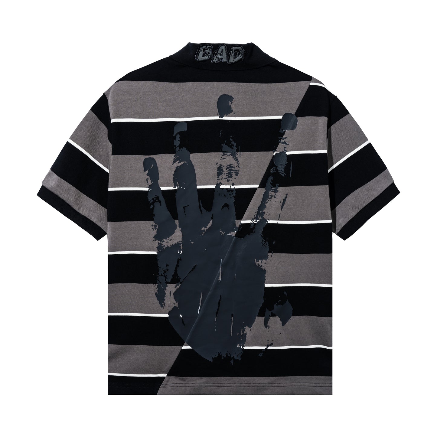 LEGACY SPLIT POLO BLACK/GREY