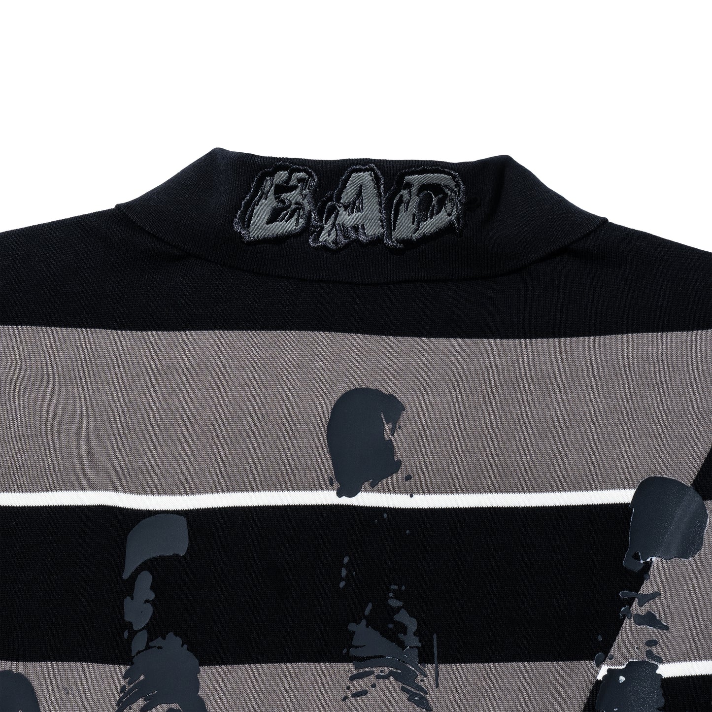 LEGACY SPLIT POLO BLACK/GREY