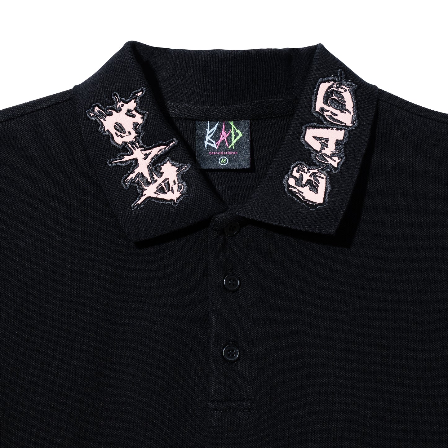 LEGACY POLO BLACK/PINK