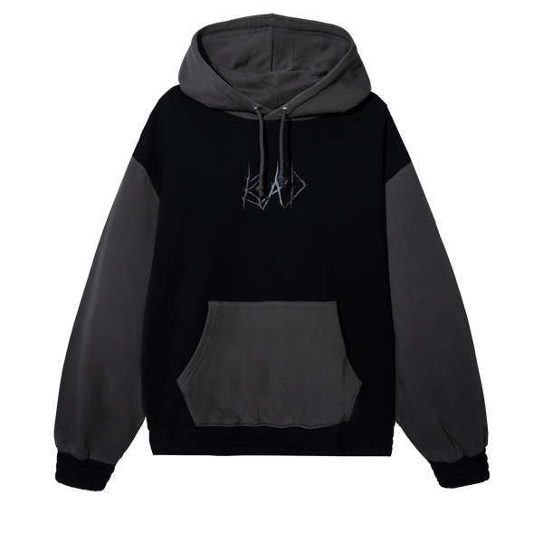 BAD LOGO COLORBLOCK HOODIE TONAL/BLACK MULTICOLOR