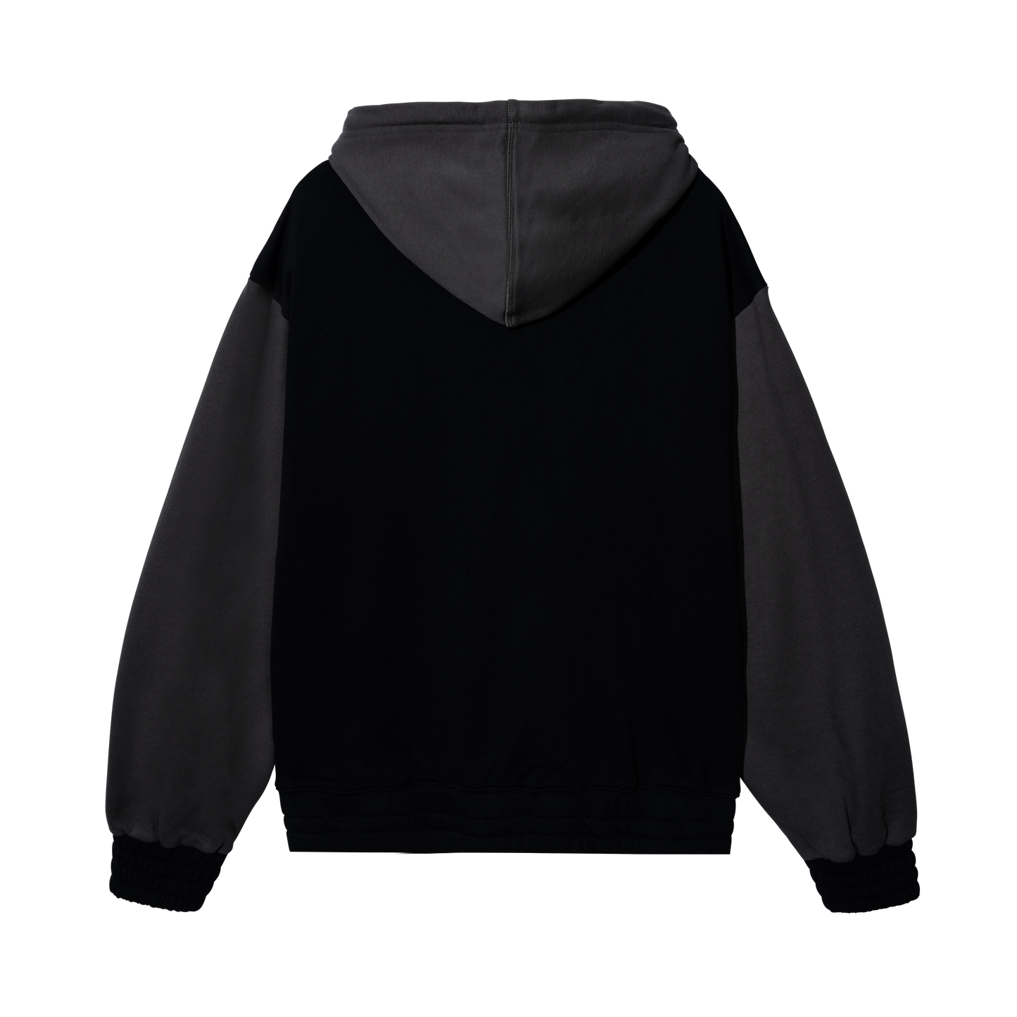 BAD LOGO COLORBLOCK HOODIE BLACK/GREY MULTICOLOR