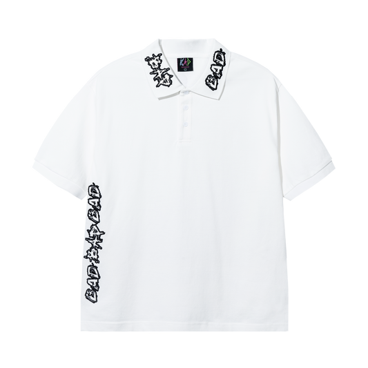 LEGACY POLO WHITE/BLACK