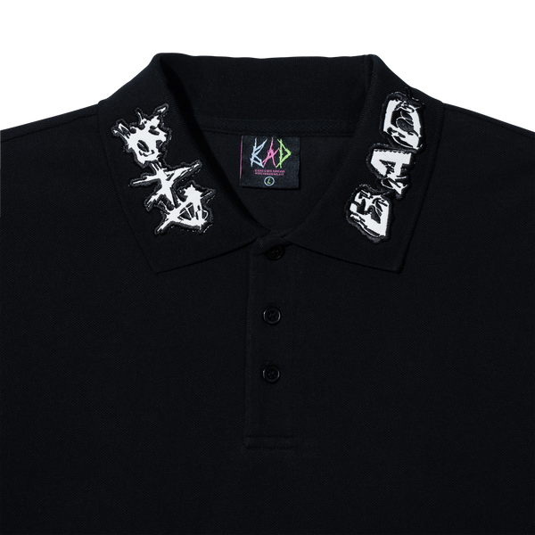 LEGACY POLO BLACK/WHITE