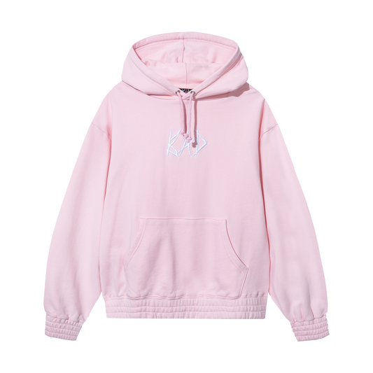 BAD LOGO COLORBLOCK HOODIE PINK