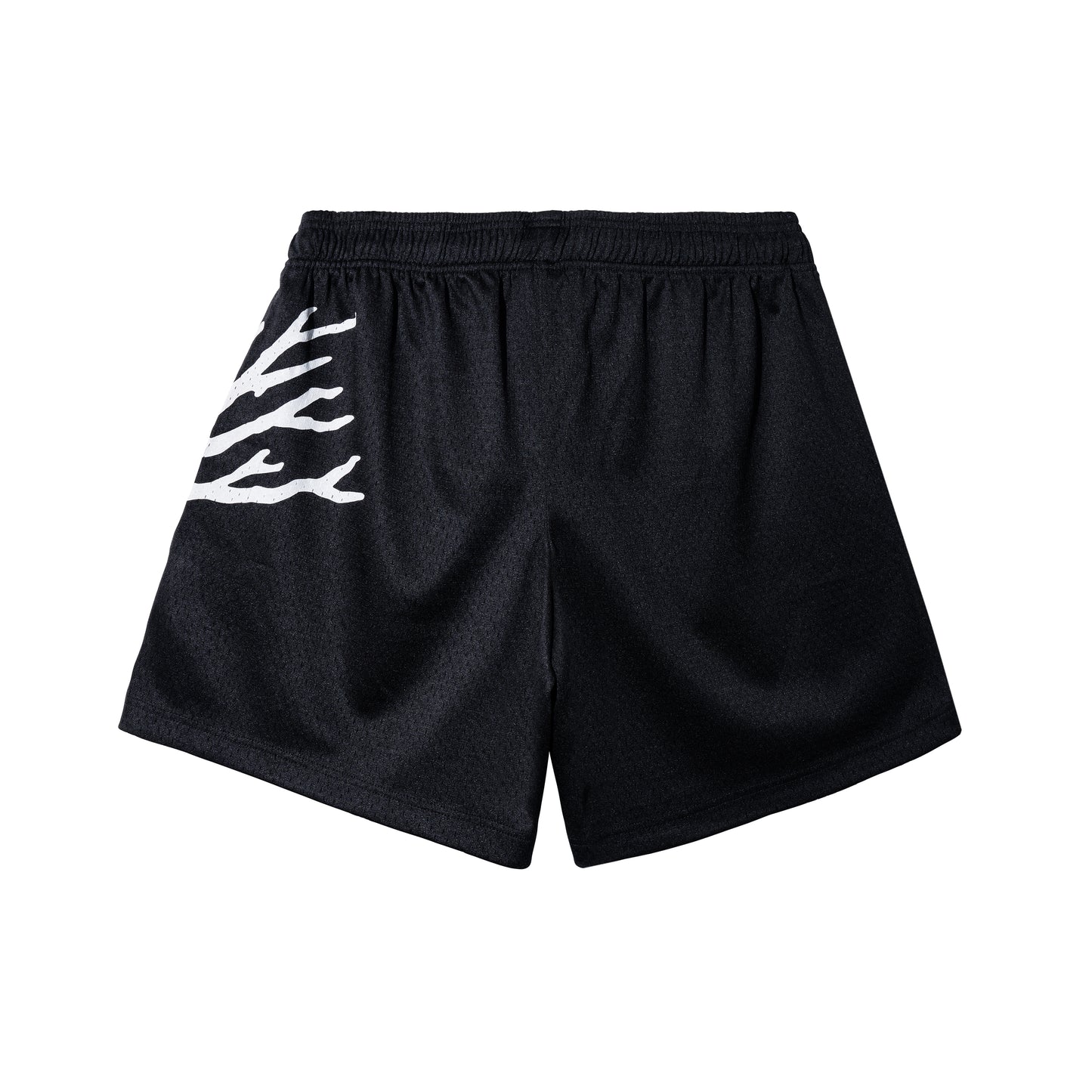 TREE PATCH MESH SHORTS BLACK