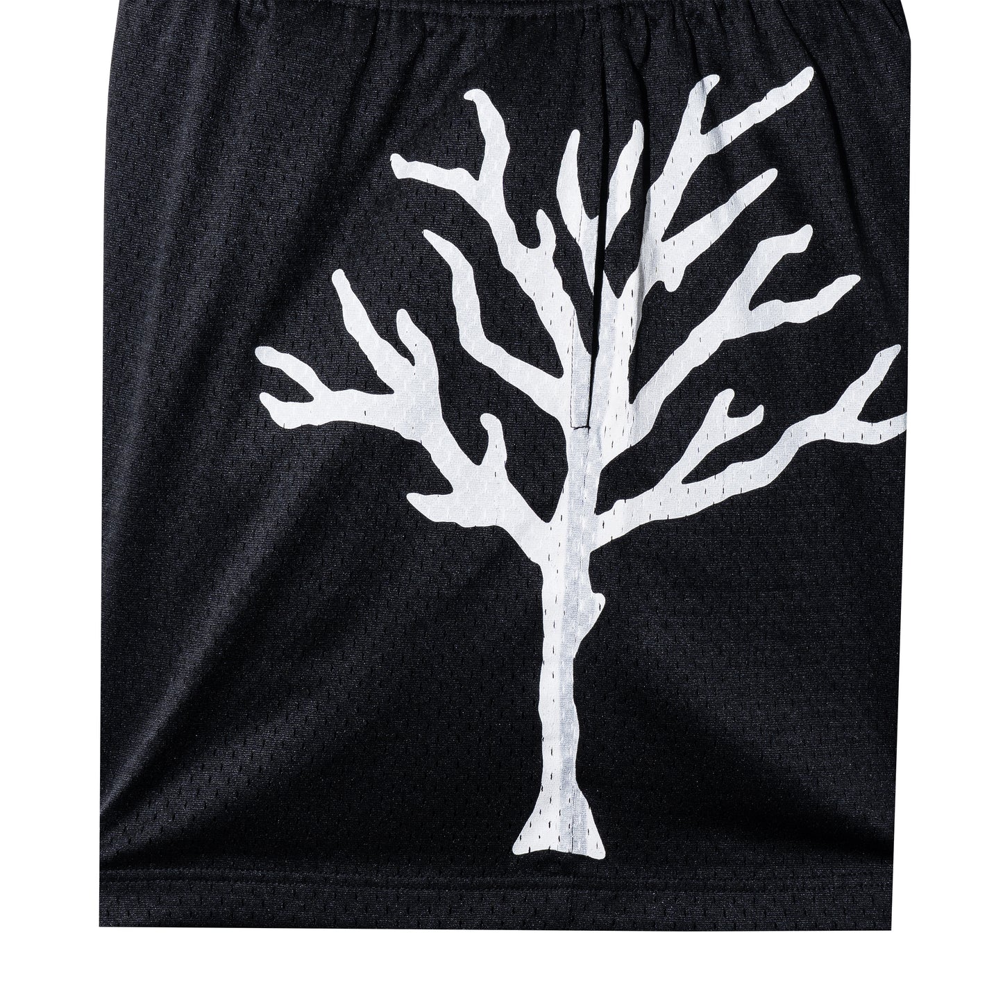 TREE PATCH MESH SHORTS BLACK