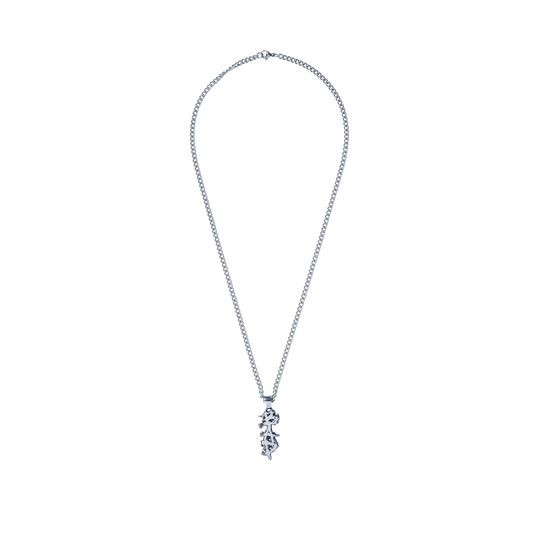 BAD CHROME LOGO PENDANT