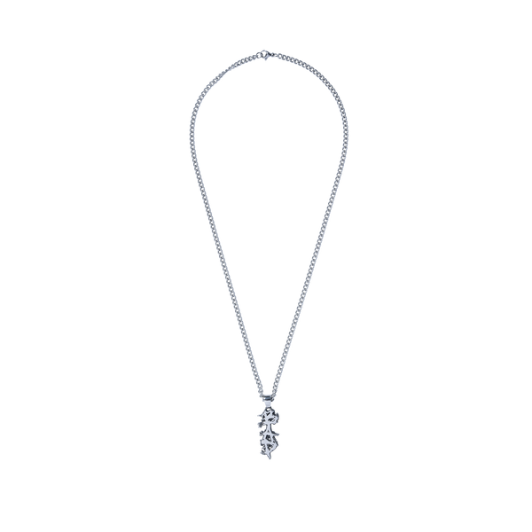 BAD CHROME LOGO PENDANT