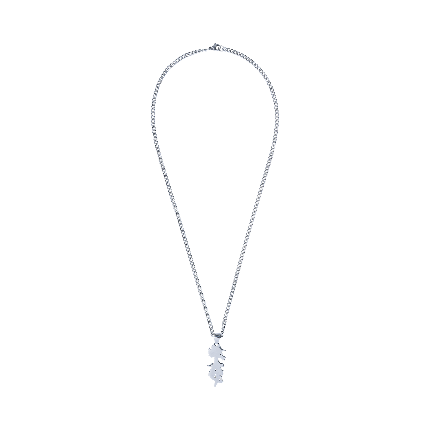 BAD CHROME LOGO PENDANT