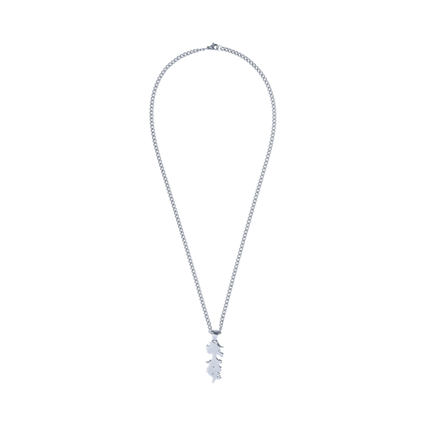 BAD CHROME LOGO PENDANT