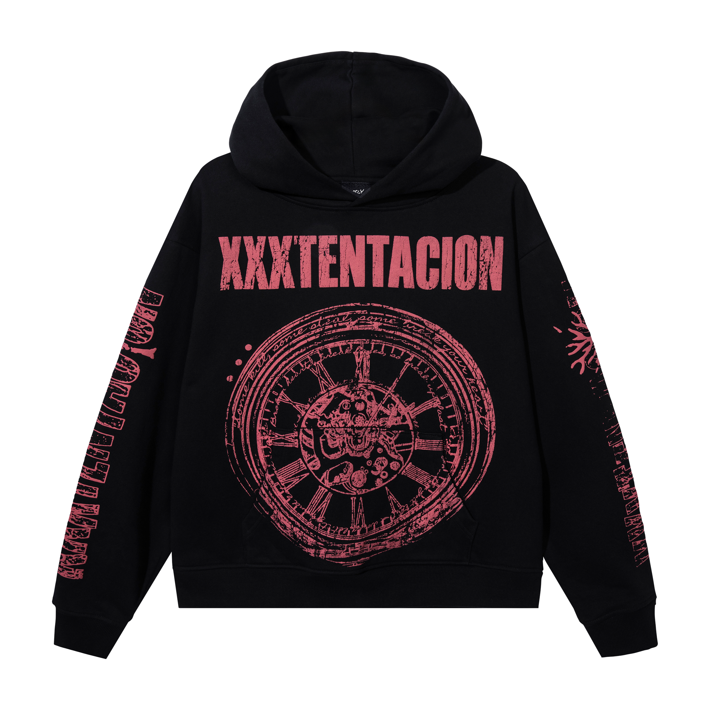 ONE MINUTE HOODIE BLACK RED XXXTentacion